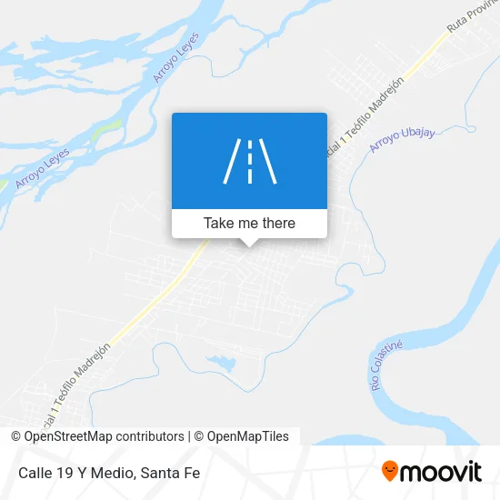 Calle 19 Y Medio map