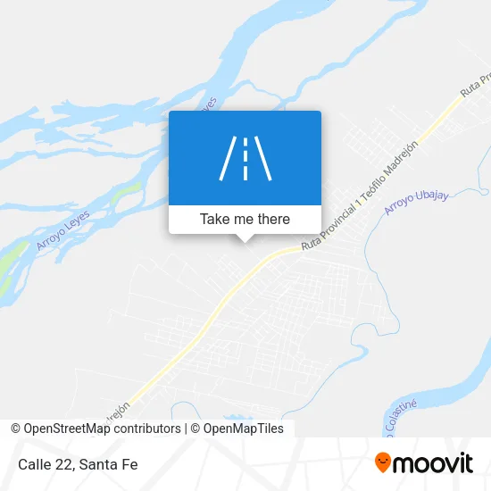 Calle 22 map