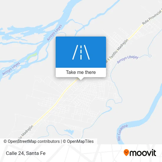 Calle 24 map