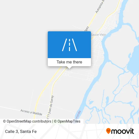Calle 3 map