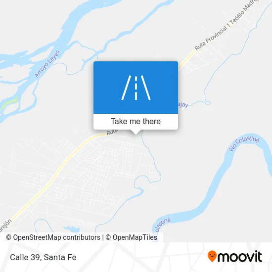 Calle 39 map