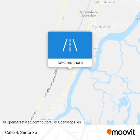 Calle 4 map