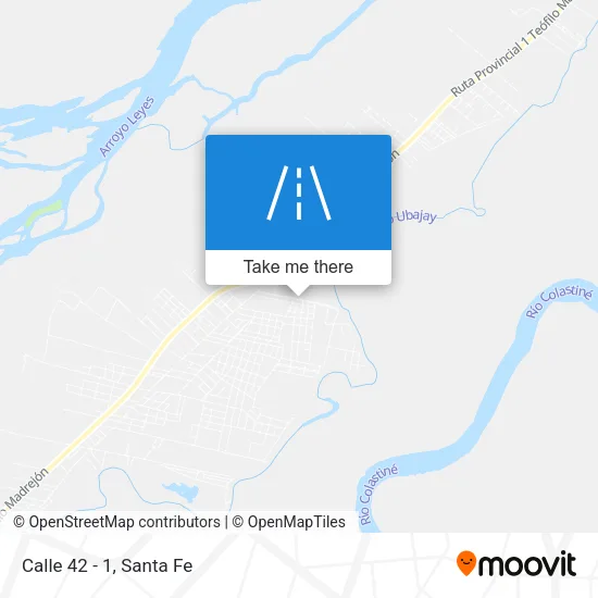 Calle 42 - 1 map