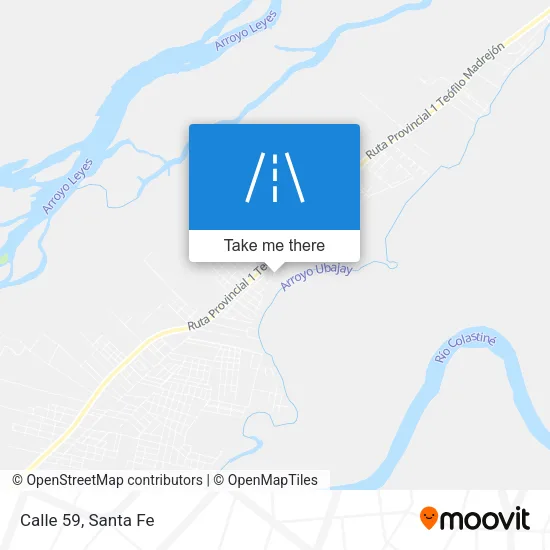 Calle 59 map
