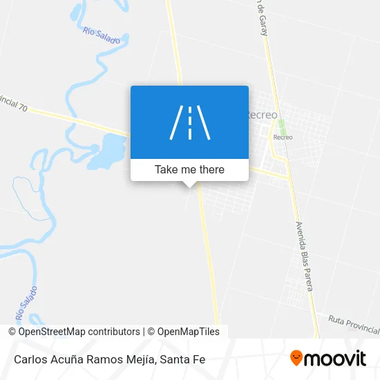 Carlos Acuña Ramos Mejía map