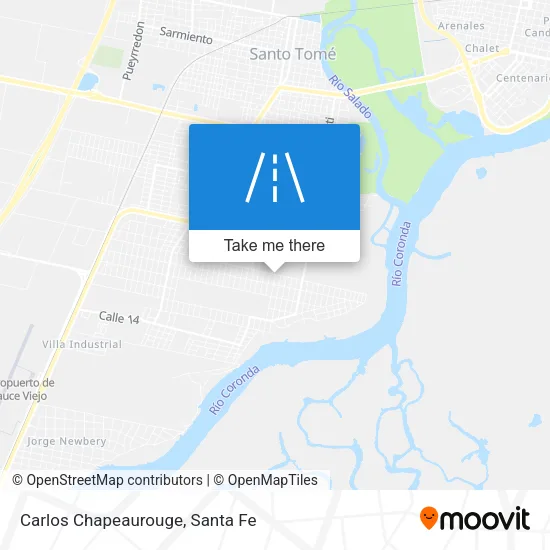 Carlos Chapeaurouge map