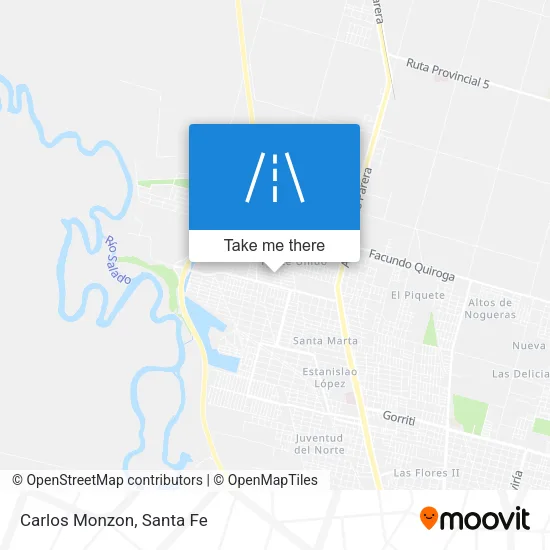 Carlos Monzon map