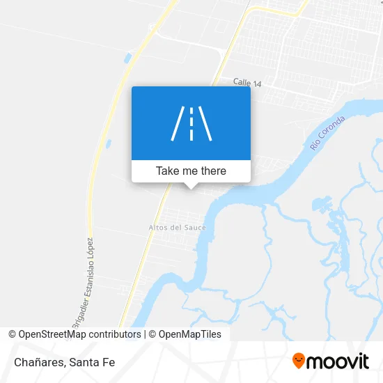 Chañares map