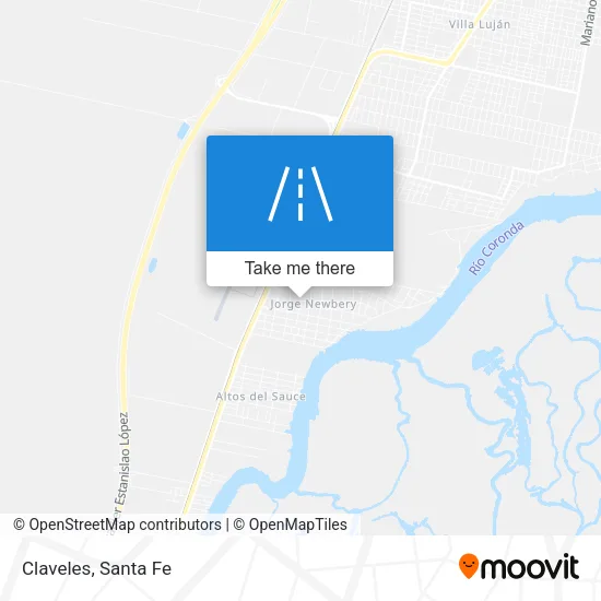 Claveles map