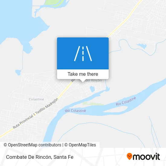 Combate De Rincón map