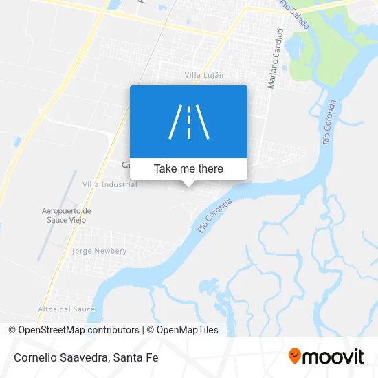 Cornelio Saavedra map