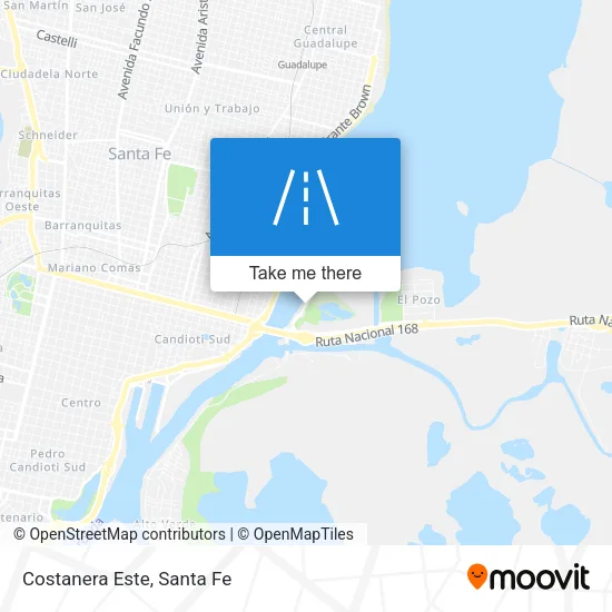 Costanera Este map