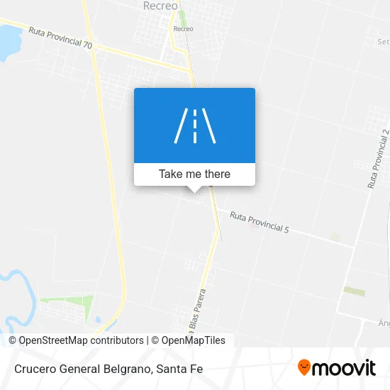 Crucero General Belgrano map
