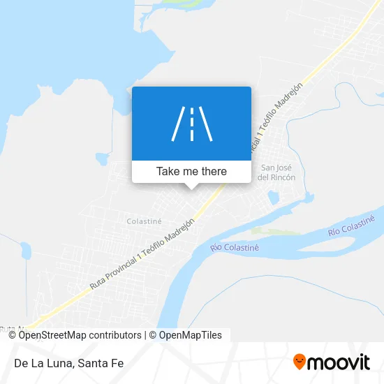 De La Luna map
