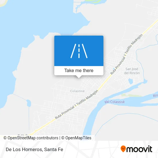 De Los Horneros map