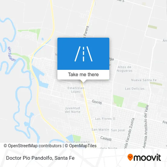 Doctor Pio Pandolfo map