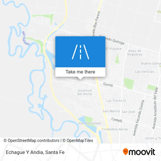 Echague Y Andia map