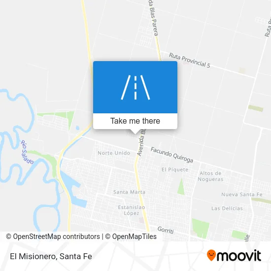 El Misionero map
