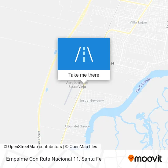 Empalme Con Ruta Nacional 11 map