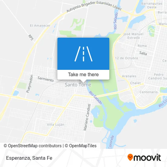 Esperanza map