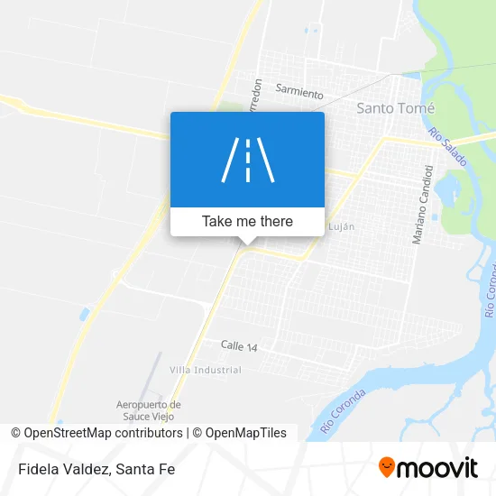 Fidela Valdez map