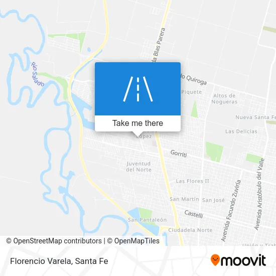 Florencio Varela map