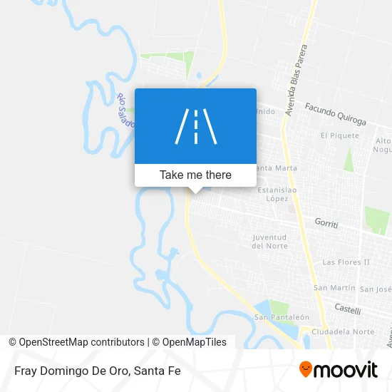 Fray Domingo De Oro map