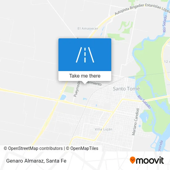 Genaro Almaraz map