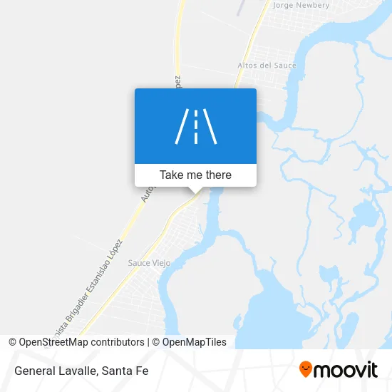 General Lavalle map