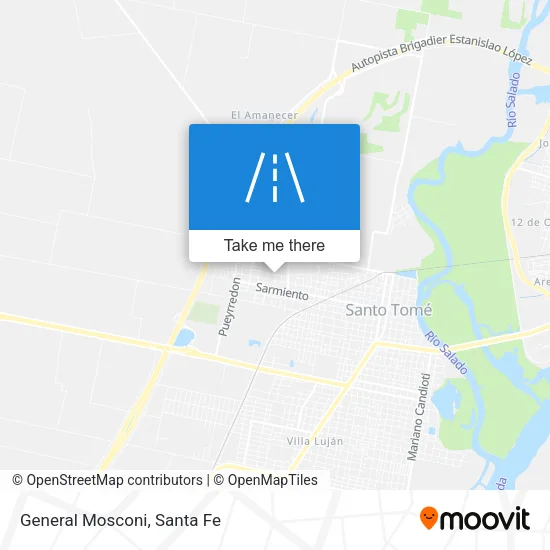 General Mosconi map