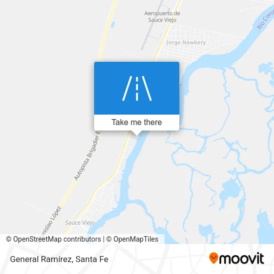 General Ramírez map