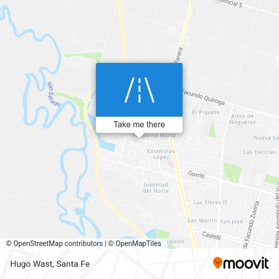 Hugo Wast map