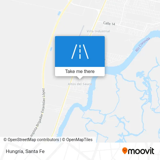 Hungría map