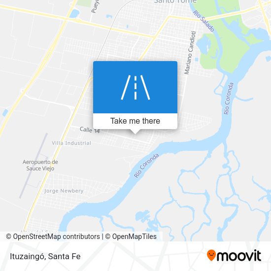 Mapa de Ituzaingó