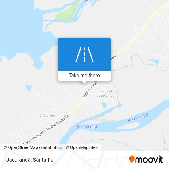 Jacarandá map