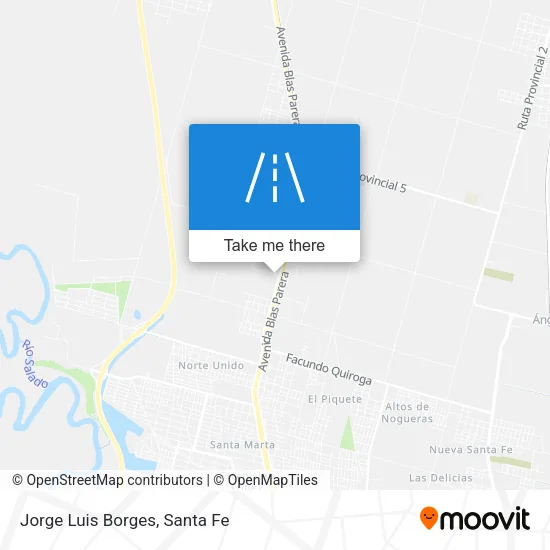 Jorge Luis Borges map