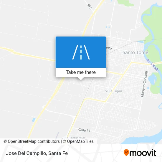 Jose Del Campillo map