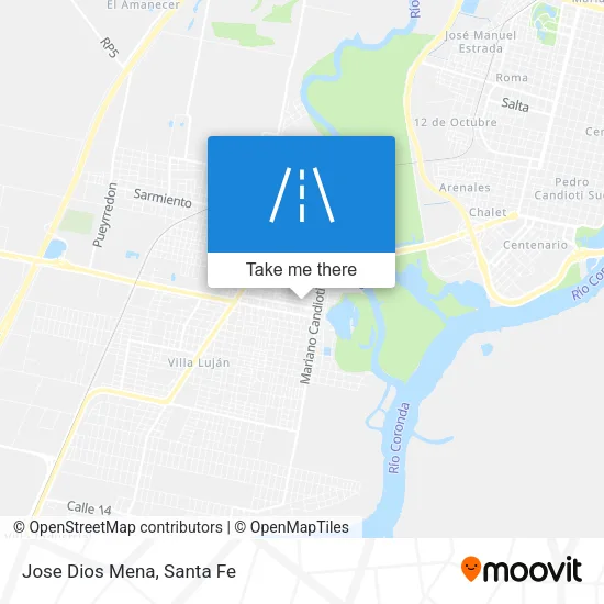 Jose Dios Mena map