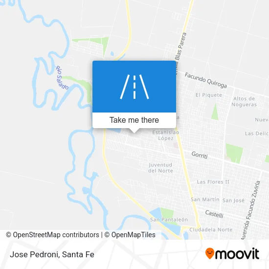 Jose Pedroni map
