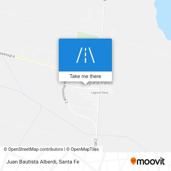 Juan Bautista Alberdi map