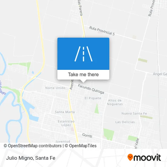 Julio Migno map