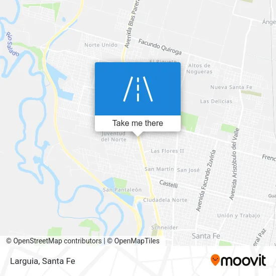 Larguia map