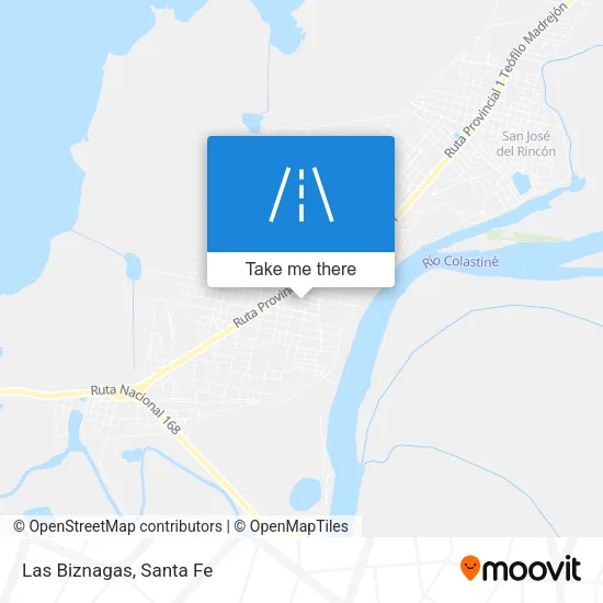 Las Biznagas map