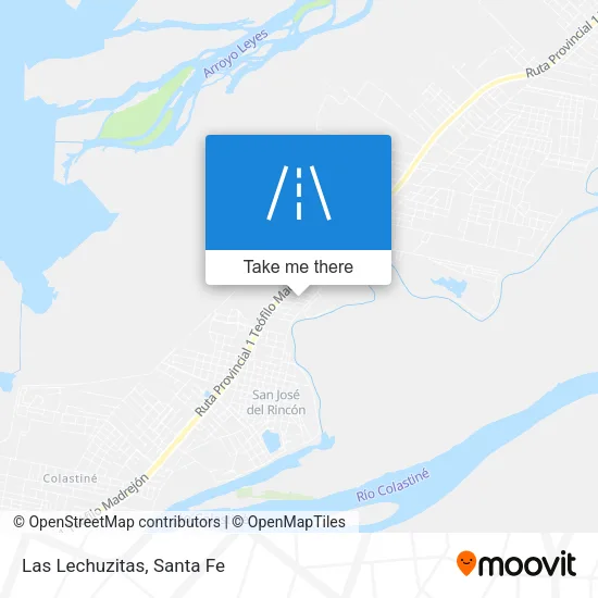 Las Lechuzitas map