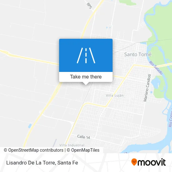 Lisandro De La Torre map