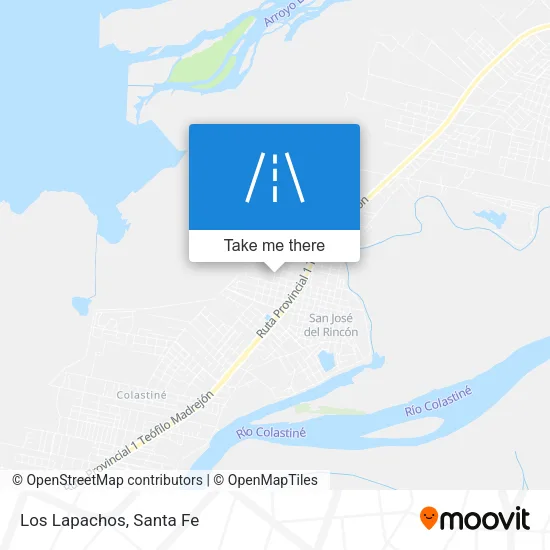 Los Lapachos map