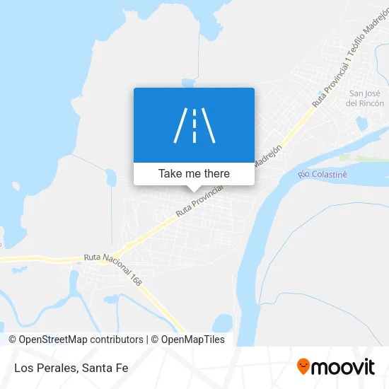 Los Perales map