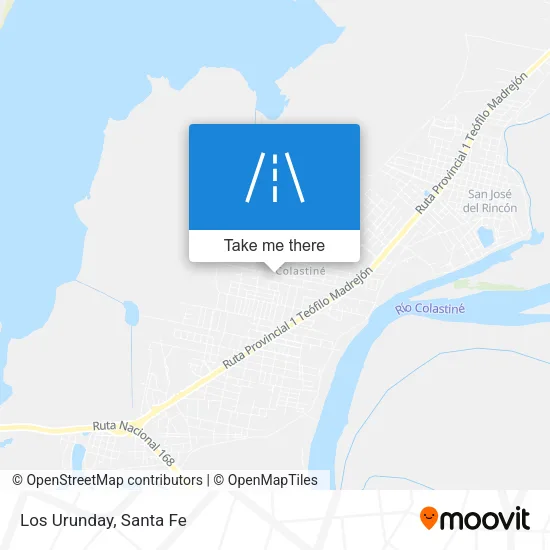 Los Urunday map