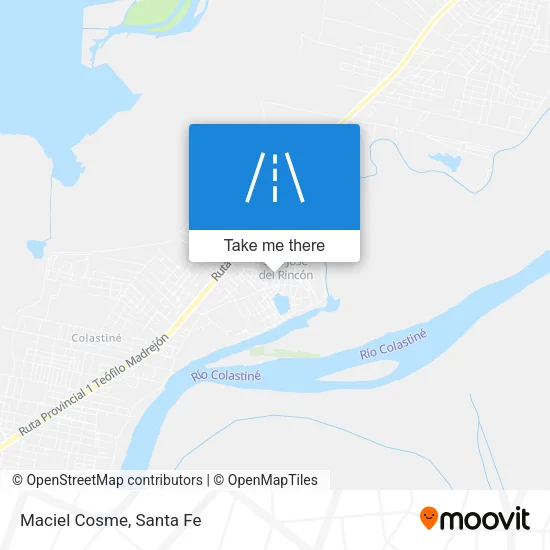 Maciel Cosme map