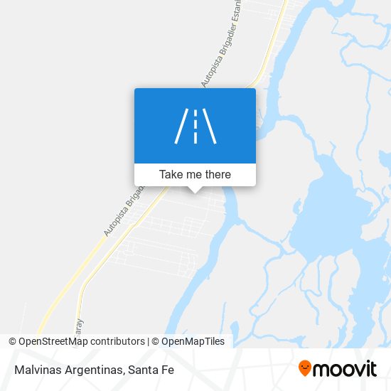 Malvinas Argentinas map